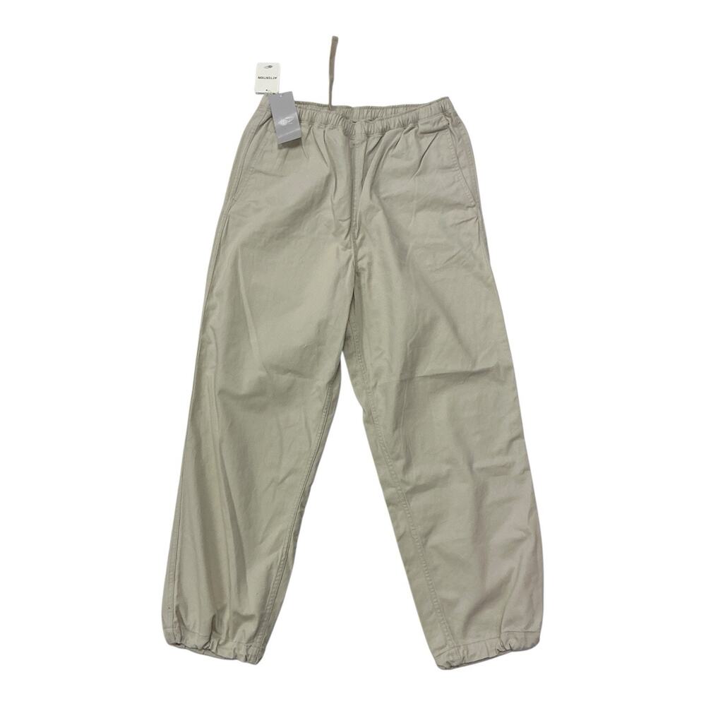 BEAMS Basic Twill Easy Pants Ivory Small - Men's Minimalist Casual Style NWT